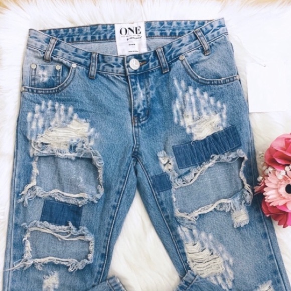 Ripped jeans One teaspoon - Picture 1 of 4